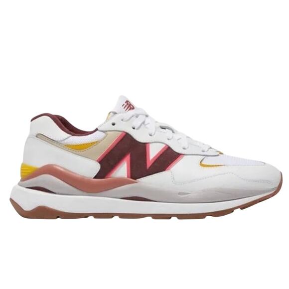 New Balance x Bandier 57/40 Move Her World Sneaker Running Shoes, White/ Angora - Picture 2 of 13